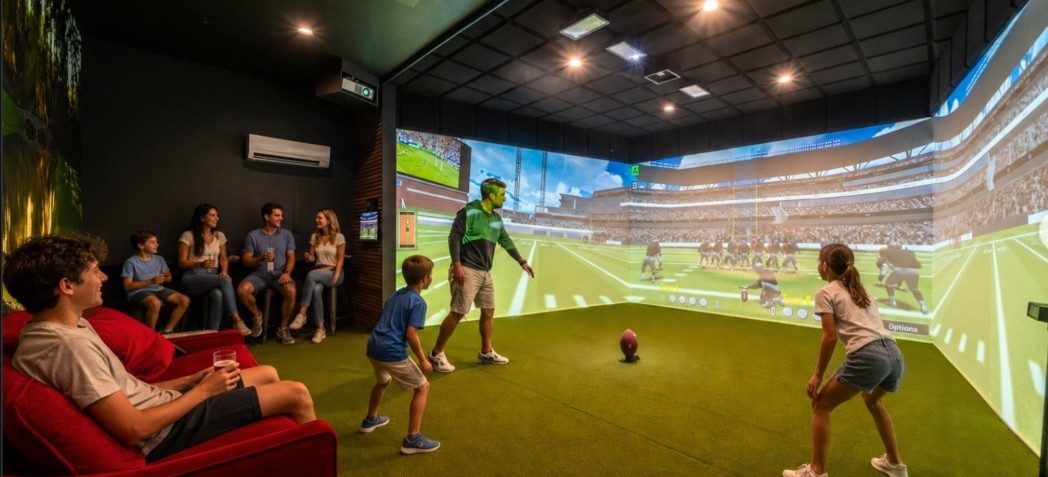 Golf / Sports Simulators installation by Omni Tech Solutions