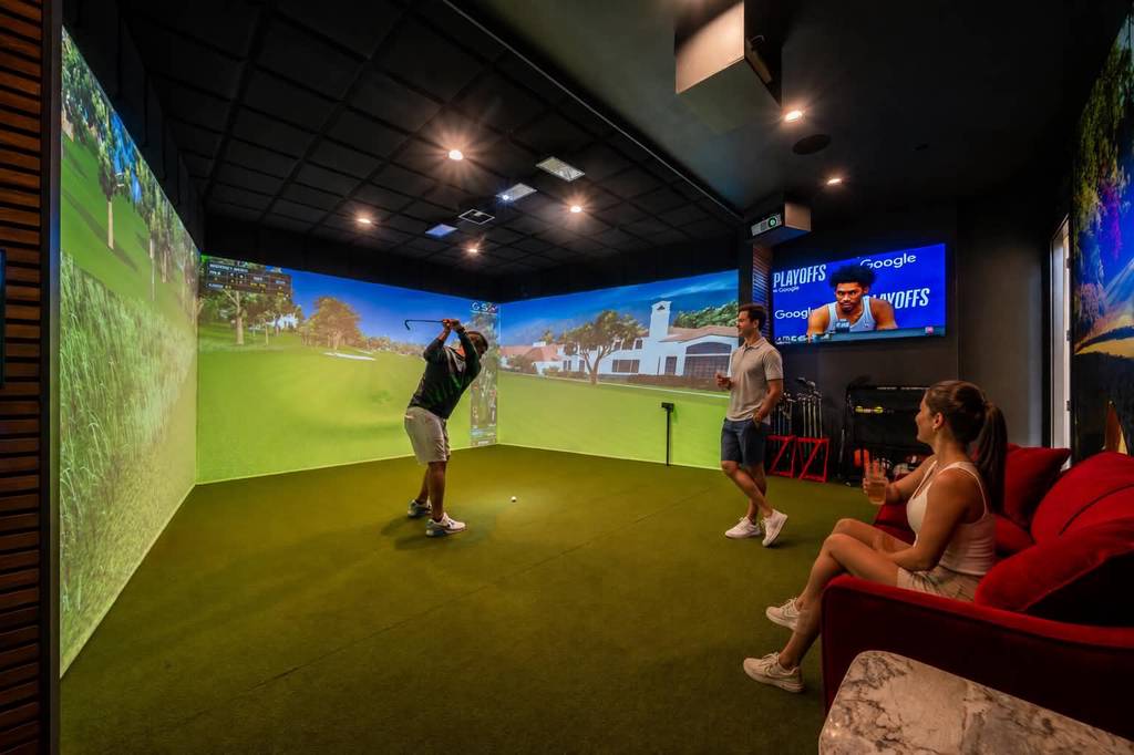 Luxury Home Golf Simulator Design