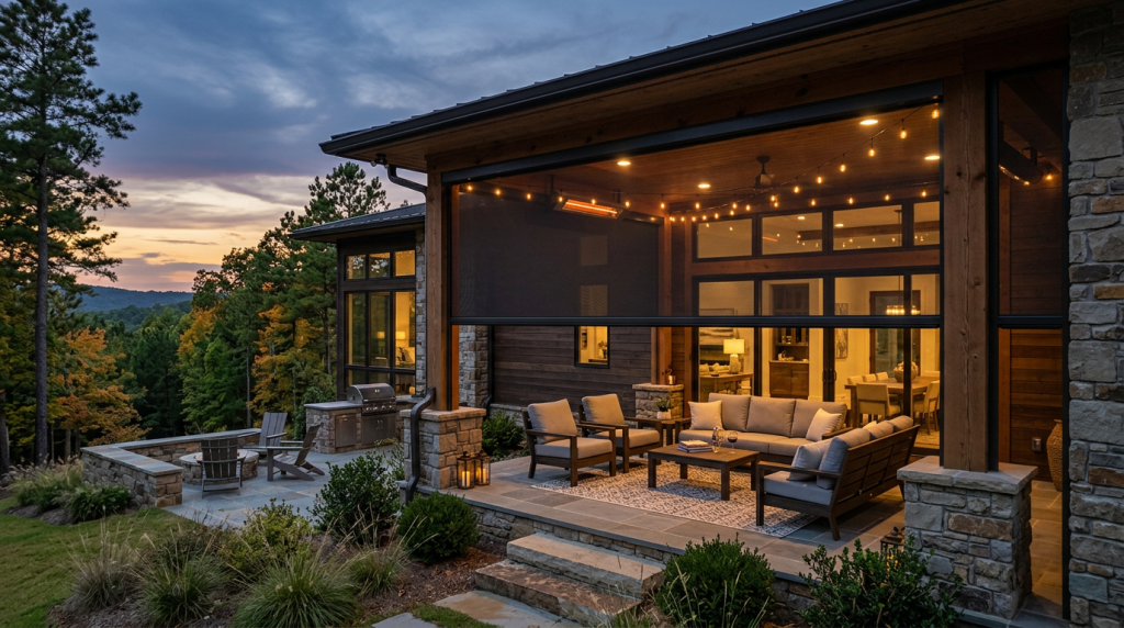 Motorized Shades in Little Rock: The 2026 Guide to Outdoor Comfort and Privacy