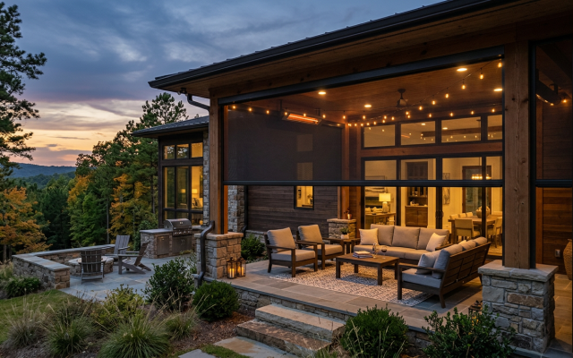 Motorized Shades in Little Rock: The 2026 Guide to Outdoor Comfort and Privacy